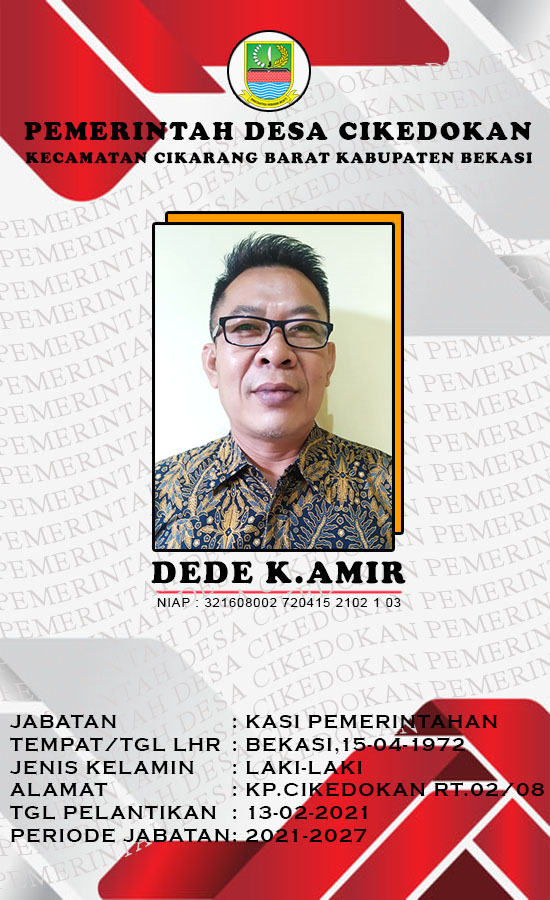 DEDE KUSNADI AMIR